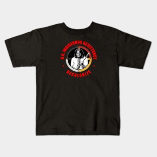 O.G. INDIGENOUS RESISTANCE 4 Goyaałé (Geronimo) Kids T-Shirt